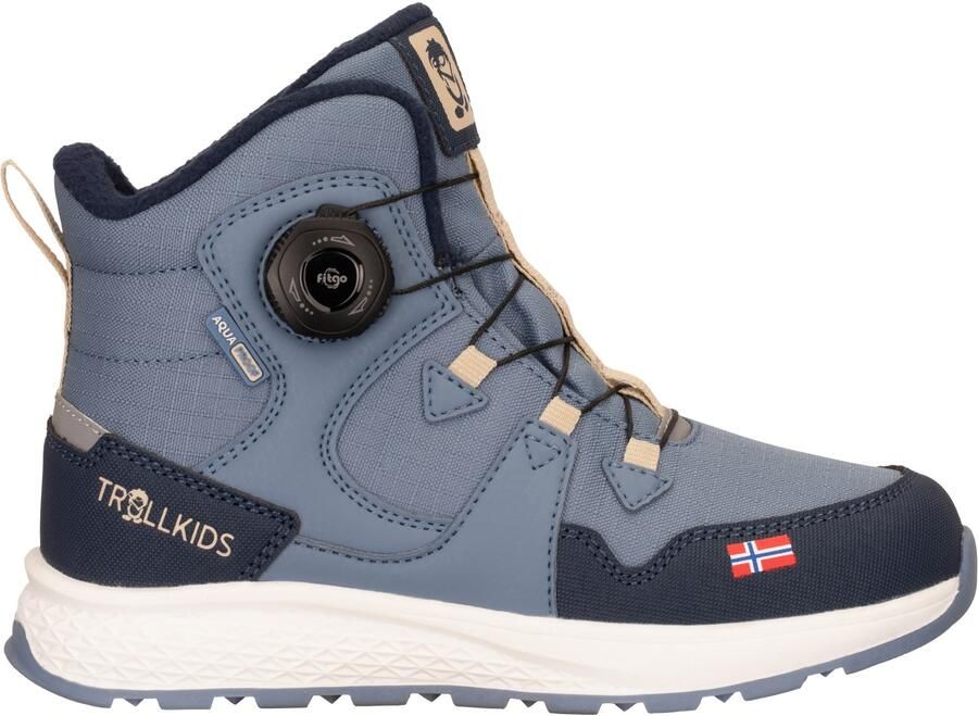 Trollkids Kid's Bergen Winter Mid Cut Winterschoenen grijs