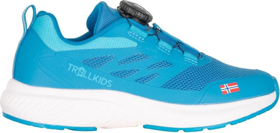 Trollkids Kid's Bryggen Sneaker Sneakers blauw wit