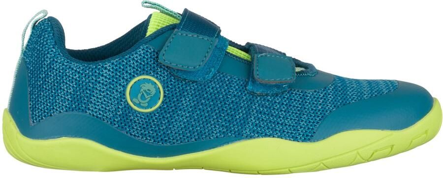 Trollkids Kid's Eikefjord Barefoot Hiker Barefootschoenen blauw groen