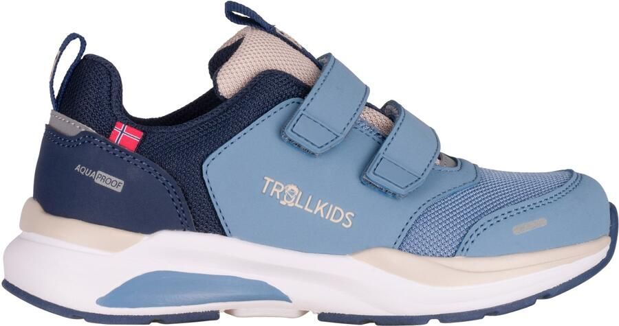 Trollkids Kid's Flekkefjord Hiker Vrijetijdsschoenen blauw geel