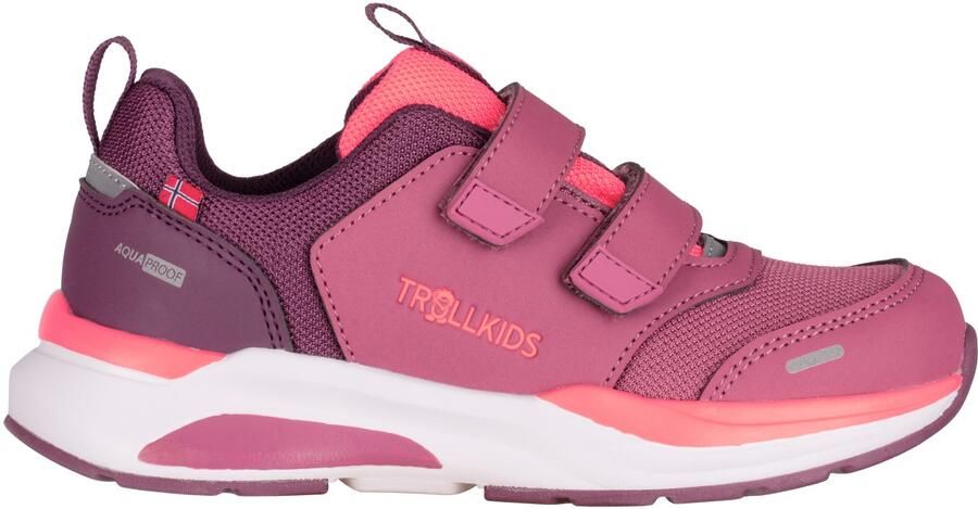Trollkids Kid's Flekkefjord Hiker Vrijetijdsschoenen frozen berry pink