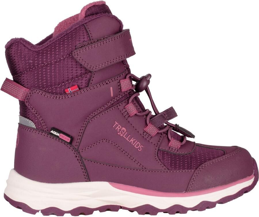 Trollkids Kid's Hafjell Winter Boots XT Winterschoenen purper - Foto 1