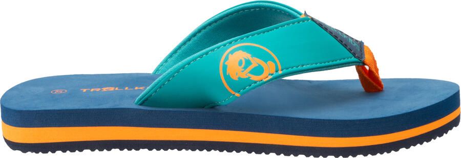 Trollkids Kid's Haukland Beach Sandal Sandalen blauw