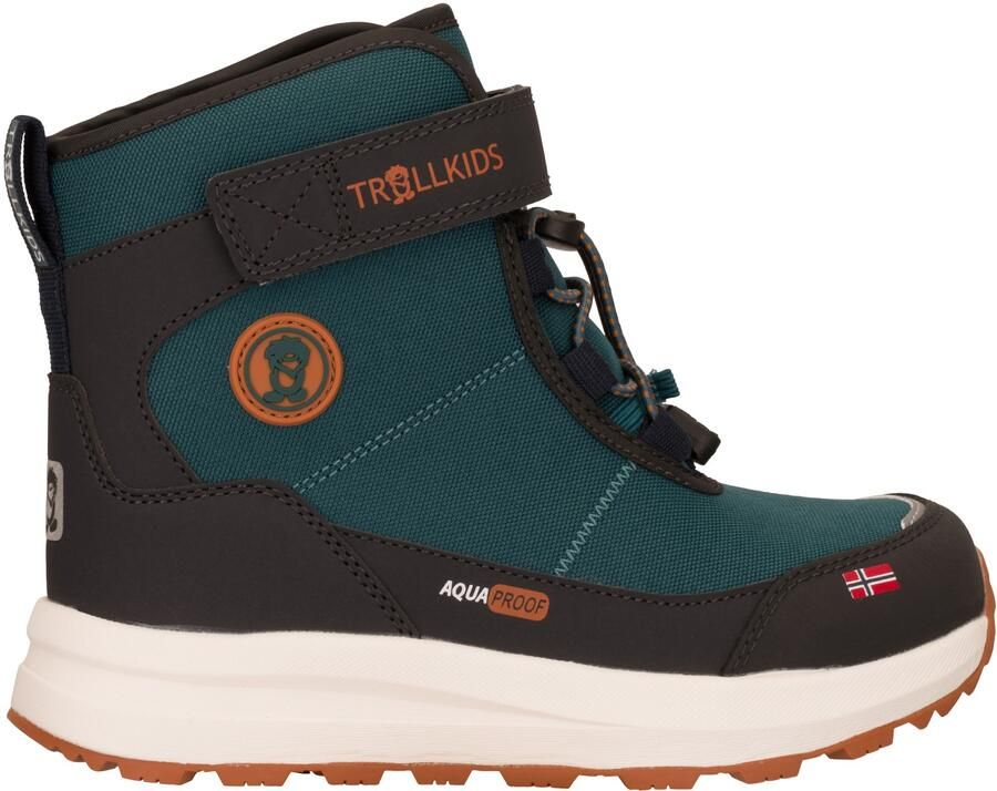 Trollkids Kid's Helgeland Anti Slip Winter Boots Winterschoenen zwart blauw