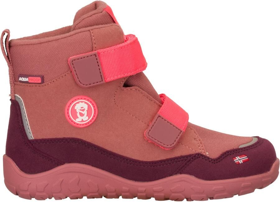 Trollkids Kid's Lyngdal Barefoot Winter Hiker Winterschoenen rood