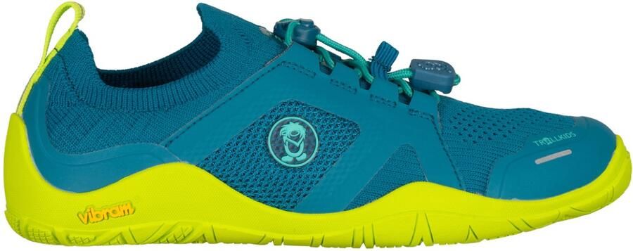 Trollkids Kid's Nordland Barefoot Hiker Barefootschoenen blauw groen