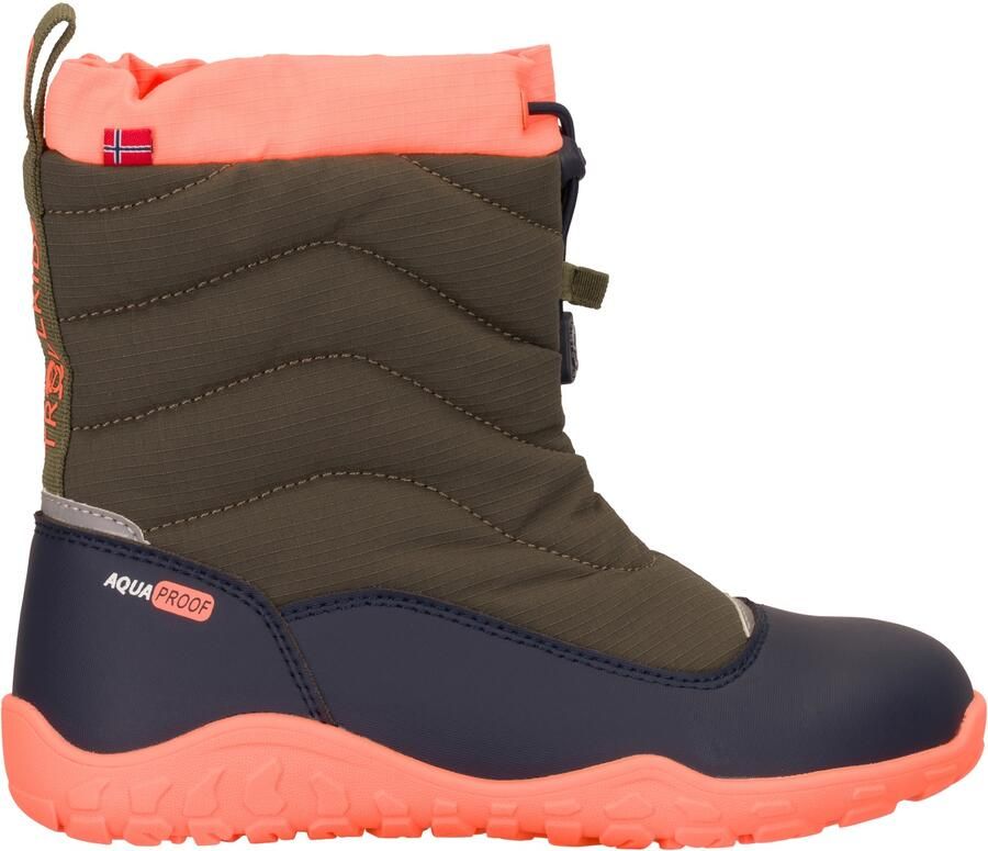 Trollkids Kid's Rosfjord Barefoot Winter Hiker Winterschoenen bruin
