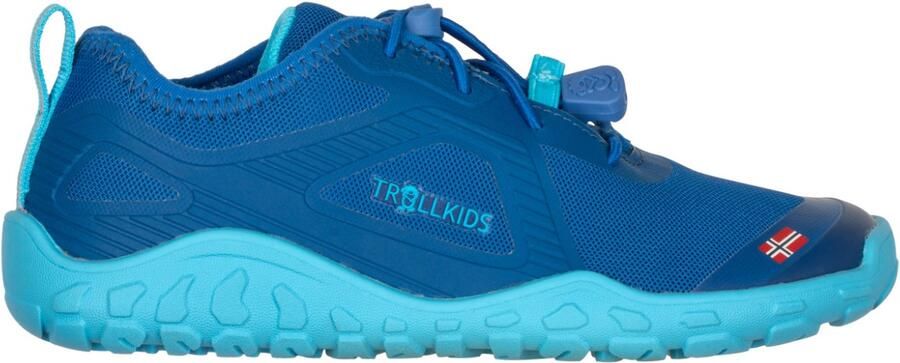 Trollkids Kid's Skanden Barefoot Hiker Barefootschoenen blauw