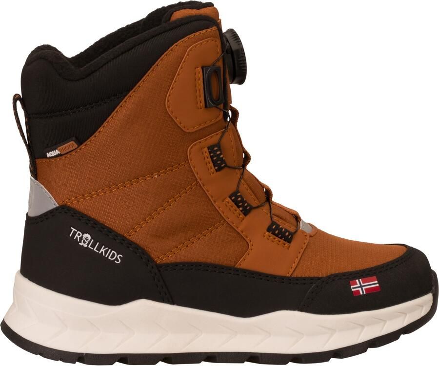Trollkids Kid's Torvik Winter Boots Winterschoenen bruin zwart