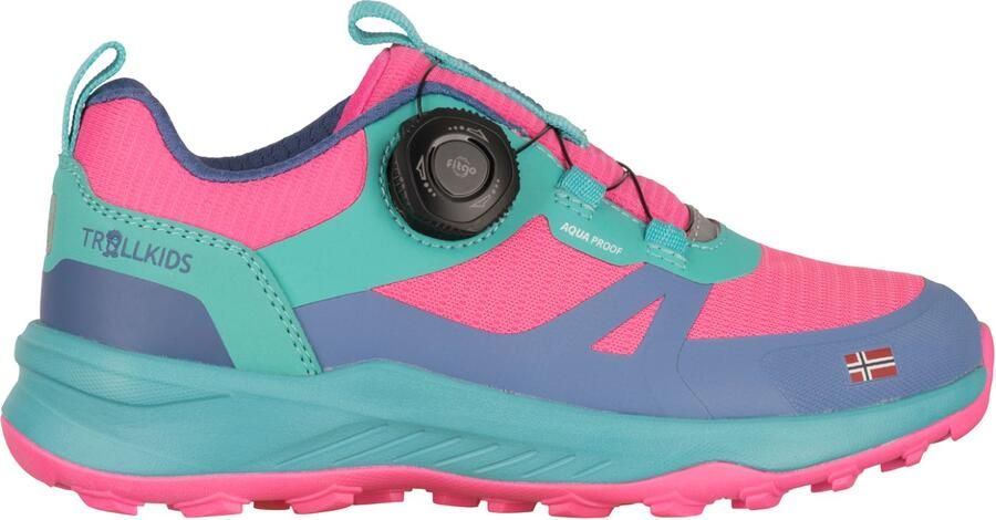 Trollkids Kid's Trollfjord Hiker Low XT Multisportschoenen turkoois