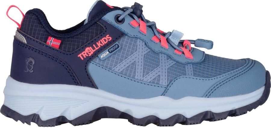 Trollkids Kid's Trolltunga Hiker Low XT Multisportschoenen blauw