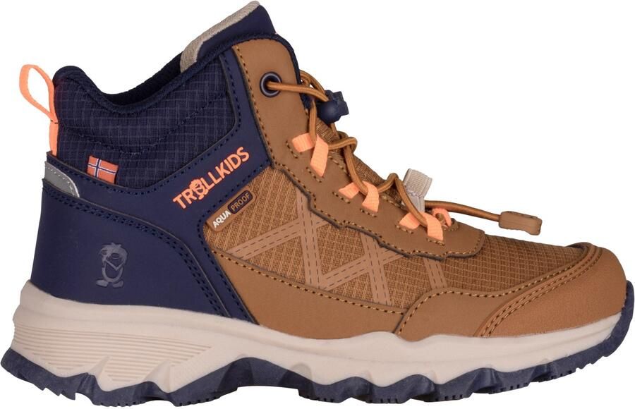 Trollkids Kid's Trolltunga Hiker Mid XT Wandelschoenen bruin