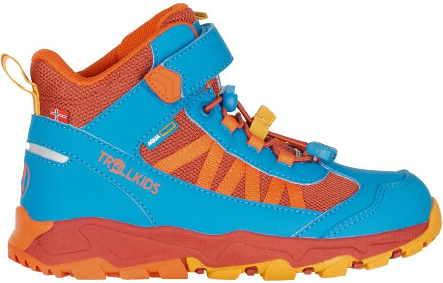 Trollkids Kid's Tronfjell Hiker Mid Wandelschoenen blauw