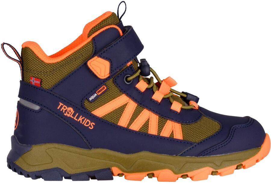 Trollkids Kid's Tronfjell Hiker Mid Wandelschoenen blauw