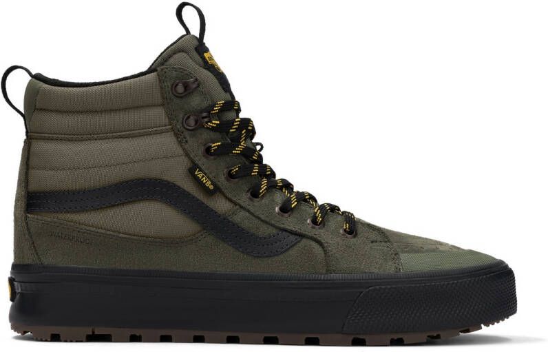 Vans MTE Sk8-Hi Waterproof Insulated Winterschoenen maat M10 5 zwart olijfgroen - Foto 8