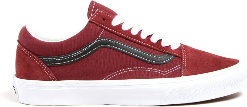Vans Old Skool Sneakers rood wit