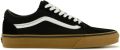 Vans Old Skool Sneakers Unisex Zwart Gum (VN000CR5B9M1) Old Skool Zwart Gum Unisex - Zwart