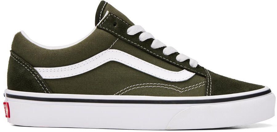 Vans Kid's Old Skool Sneakers wit olijfgroen - Foto 2