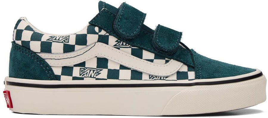 Vans Old Skool Geo Check Sneakers groen - Foto 7