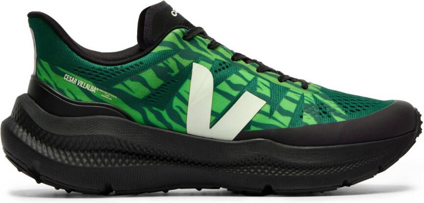Veja Condor 3 Advanced x Cesar Villalba Hardloopschoenen zwart groen