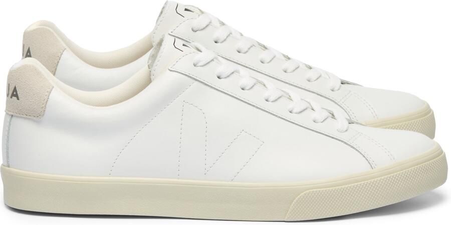 Veja Esplar Logo Leather Heren Sneakers Schoenen Leer Wit EO020005B - Foto 7