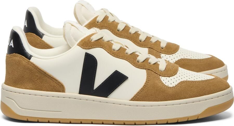 Veja Sneakers laag 'V-10 Prime' ombergrijs zwart offwhite - Foto 5
