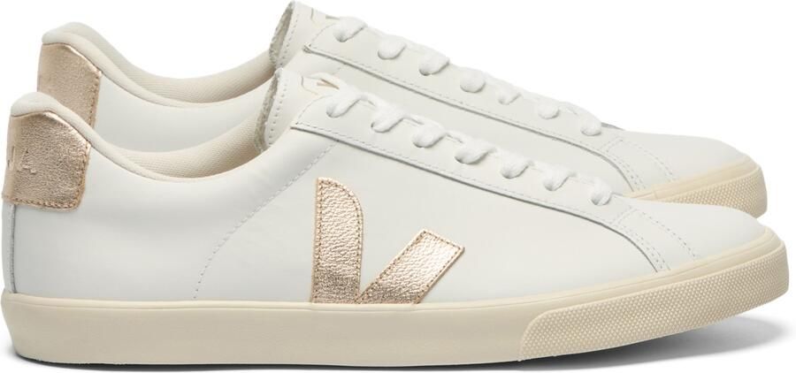 Veja Esplar Logo Leather Dames Sneakers Schoenen Leer Wit EO0202490A - Foto 11