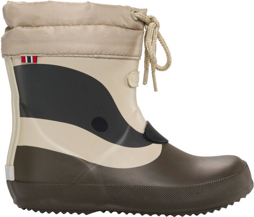 Viking Kid's Alv Indie Print Rubberlaarzen beige
