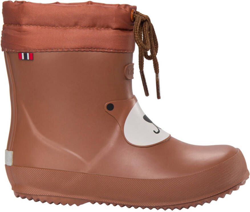 Viking Kid's Alv Indie Print Rubberlaarzen bruin