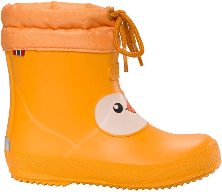 Viking Kid's Alv Indie Print Rubberlaarzen oranje