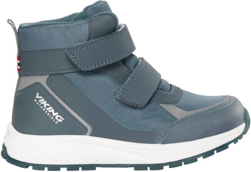 Viking Kid's Equip Glow Waterproof 2V Vrijetijdsschoenen grijs