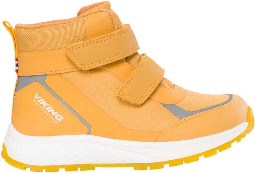 Viking Kid's Equip Glow Waterproof 2V Vrijetijdsschoenen mustard