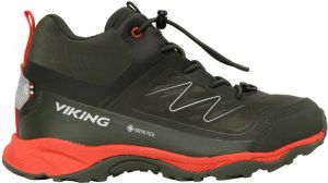 Viking Kid's Tind Mid GTX Wandelschoenen olijfgroen