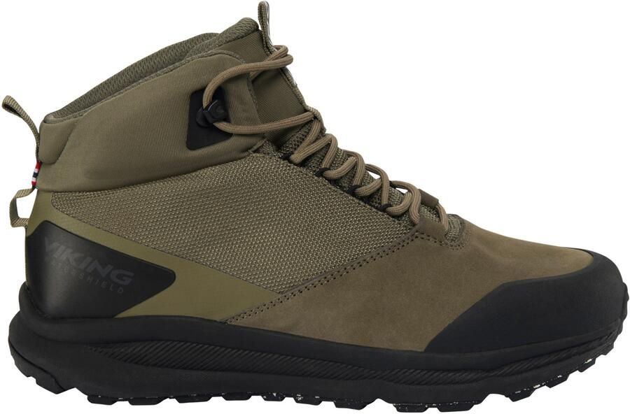Viking City Explorer Mid Fleece WP M Winterschoenen zwart olijfgroen
