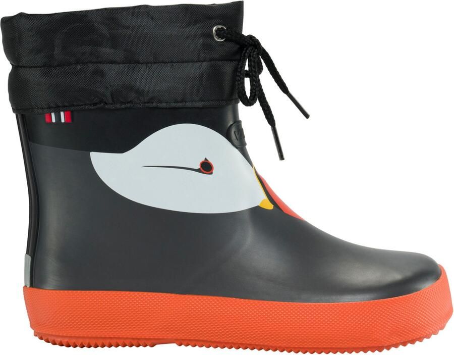 Viking Kid's Alv Barefoot Paw Print Rubberlaarzen grijs