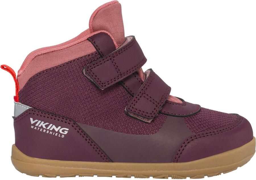 Viking Kid's Aspen Barefoot Mid WP 2V Barefootschoenen purper