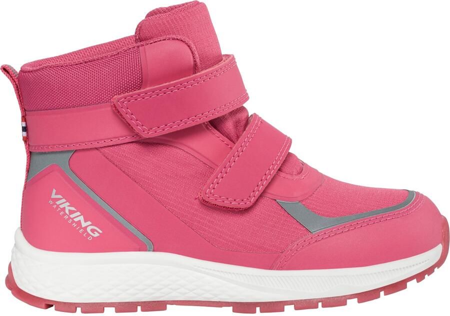 Viking Kid's Equip Glow Waterproof 2V Vrijetijdsschoenen pink