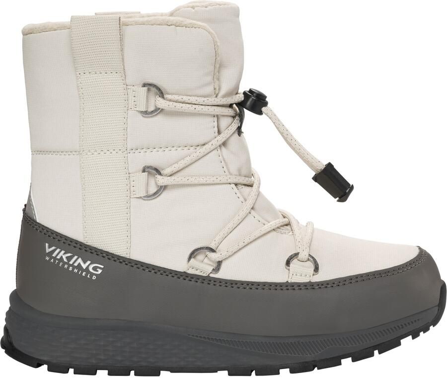 Viking Kid's Equip Warm WP SL Winterschoenen grijs beige