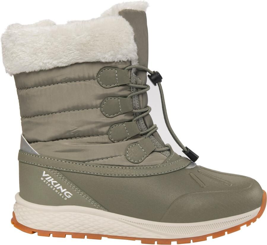 Viking Kid's Equip Warm WP Zip Winterschoenen beige