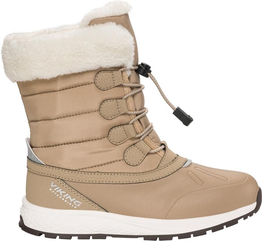 Viking Kid's Equip Warm WP Zip Winterschoenen beige