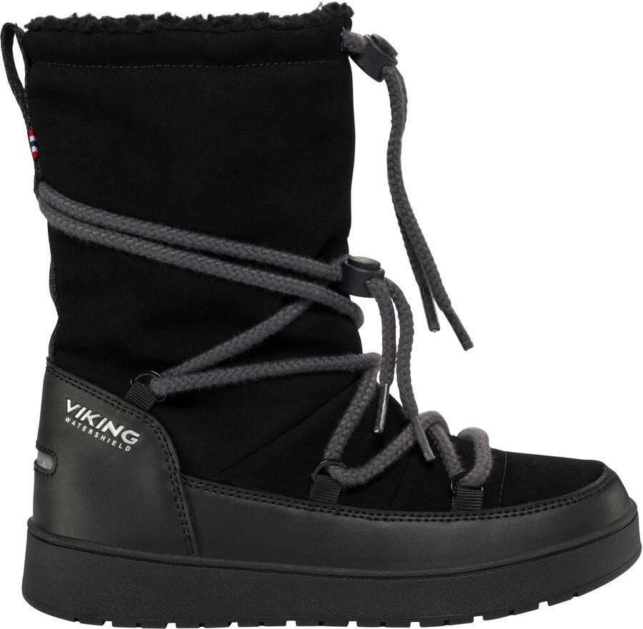 Viking Kid's Snowcord Tall Warm WP Winterschoenen zwart
