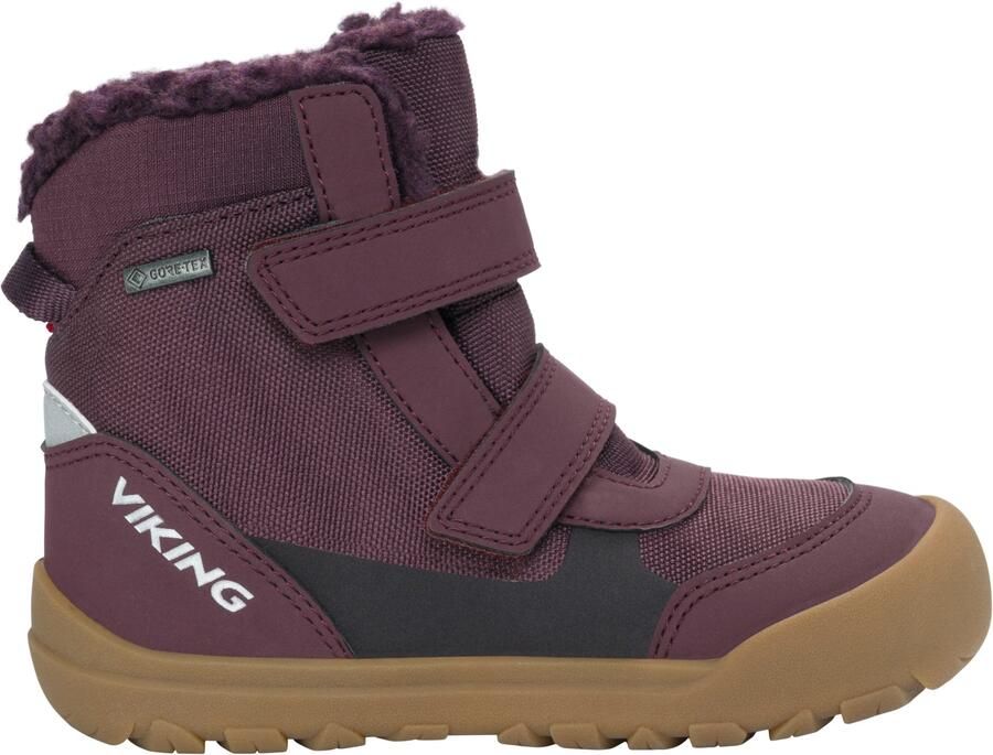 Viking Kid's Spruce Barefoot Warm GTX 2V Winterschoenen purper