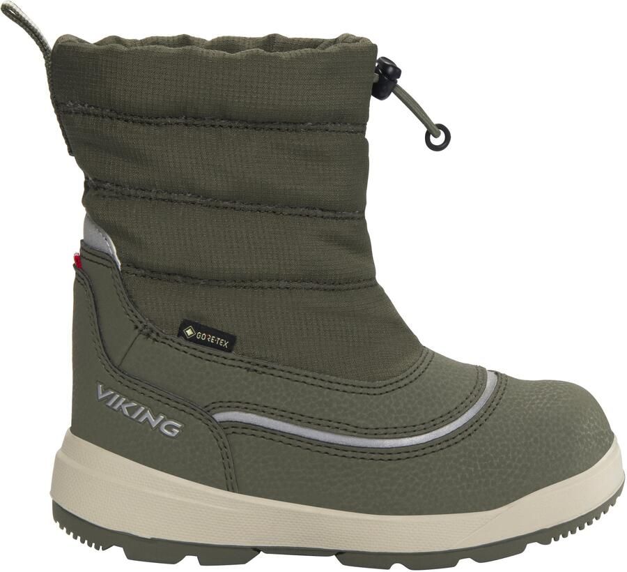 Viking Kid's Toasty Pull-On Warm GTX Winterschoenen olijfgroen bruin