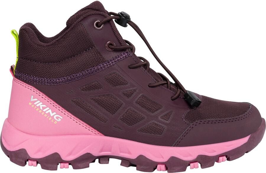 Viking Kid's Track Mid Waterproof SL Wandelschoenen purper