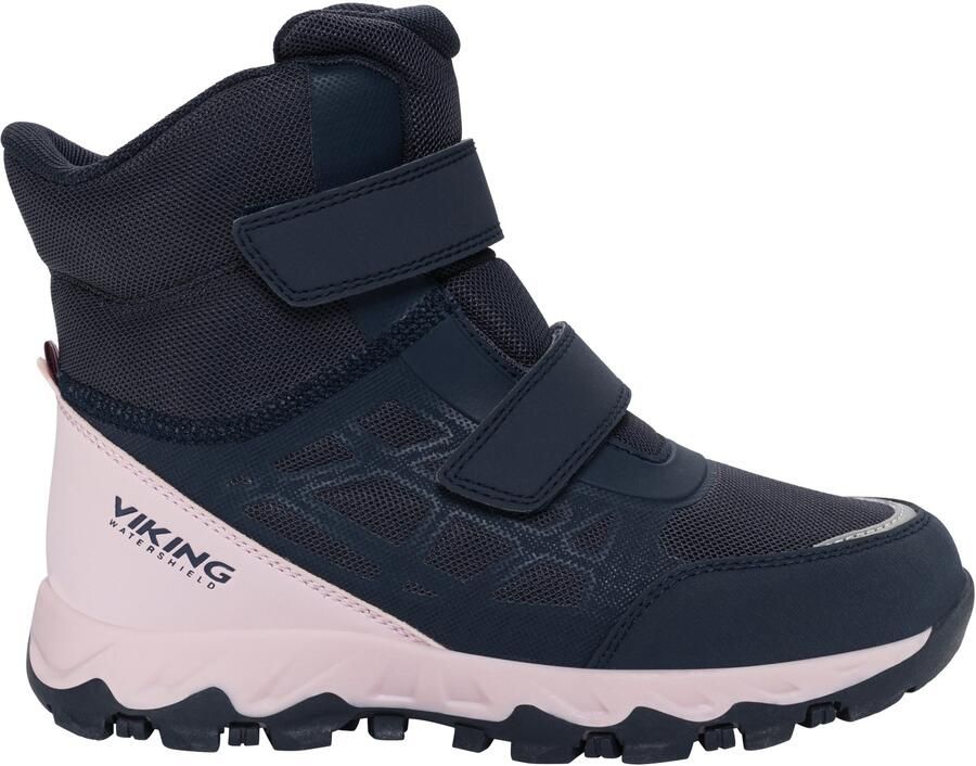 Viking Kid's Track Warm Waterproof 2V Winterschoenen blauw