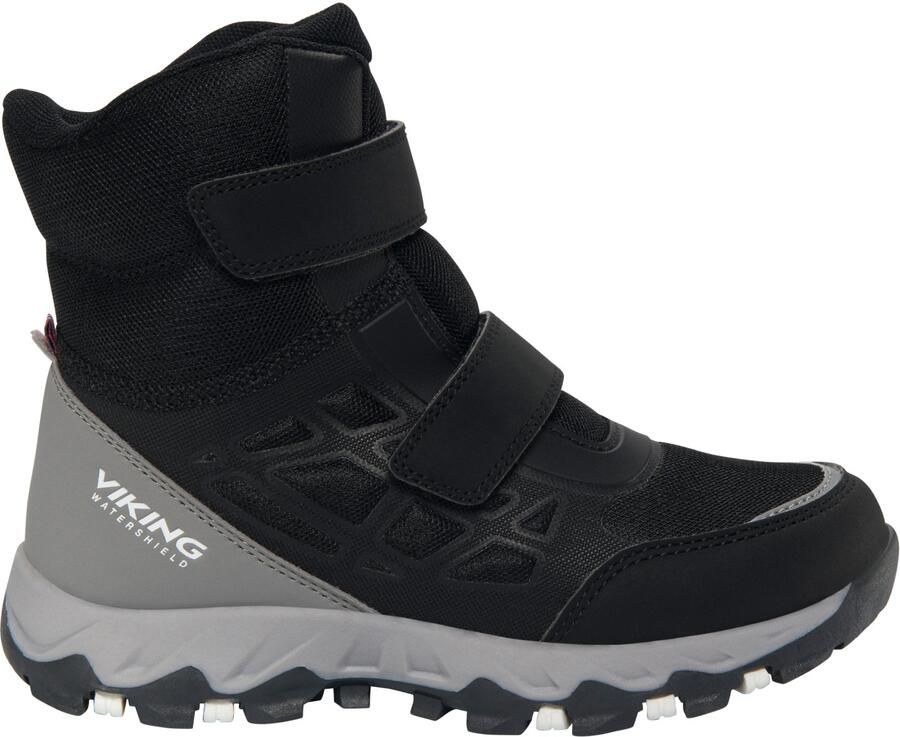 Viking Kid's Track Warm Waterproof 2V Winterschoenen zwart