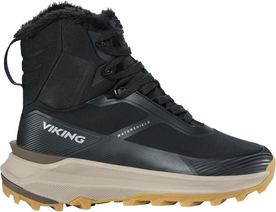 Viking Women's Her Serene High Warm WP Winterschoenen zwart