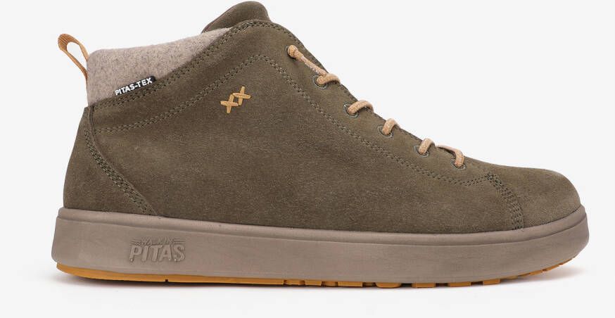 Walk in Pitas Austin Hoge schoenen bruin wit