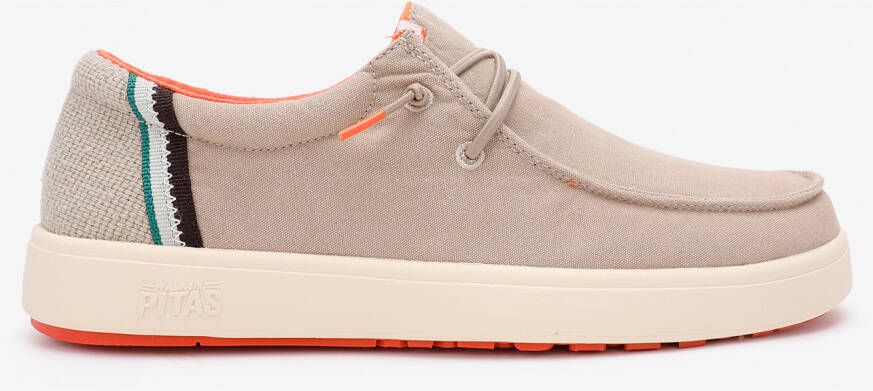 Walk in Pitas Cana Sneakers beige wit