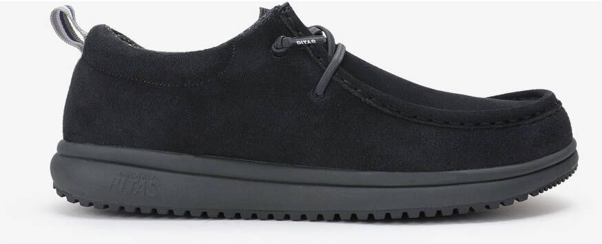 Walk in Pitas Texas Sneakers wit zwart